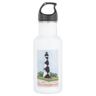 En Acier Inoxydable Bouteille d'eau du phare de Cape Lookout