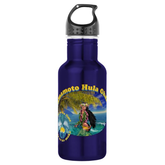 En Acier Inoxydable Bouteille d'eau faite sur commande 3 d'Ohana de (Devant)