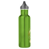 En Acier Inoxydable Bouteille d'eau Gold et Green Musical Note (Gauche)
