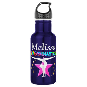 EN ACIER INOXYDABLE BOUTEILLE D'EAU GYMNAST PERSONNALISÉE À JOLIE É