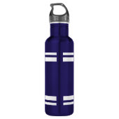 En Acier Inoxydable Bouteille d'eau monogramme gras (Dos)