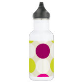En Acier Inoxydable Bouteille d'eau pois (Droite)