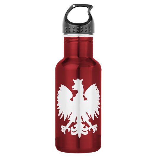 En Acier Inoxydable Bouteille d'eau Polish Eagle (Devant)