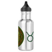 En Acier Inoxydable Bouteille d'eau Taurus Mandala (Droite)