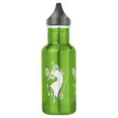 En Acier Inoxydable Kokopelli découpant la bouteille d'eau 18oz (Gauche)