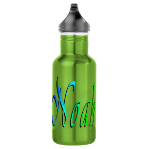 En Acier Inoxydable Noah, Nom, Logo, Garçons Bouteille D'Eau Réutilisa