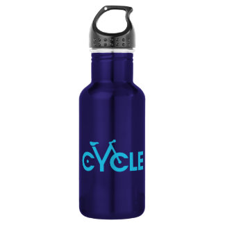 En Acier Inoxydable Type bouteille d'eau de vélo, graphique bleu de