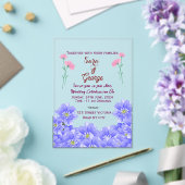 En Acrylique Acrylic Wedding Invitations (Insitu (Mariage))
