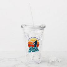 Cape Breton Canne à pêche et verre Tumbler