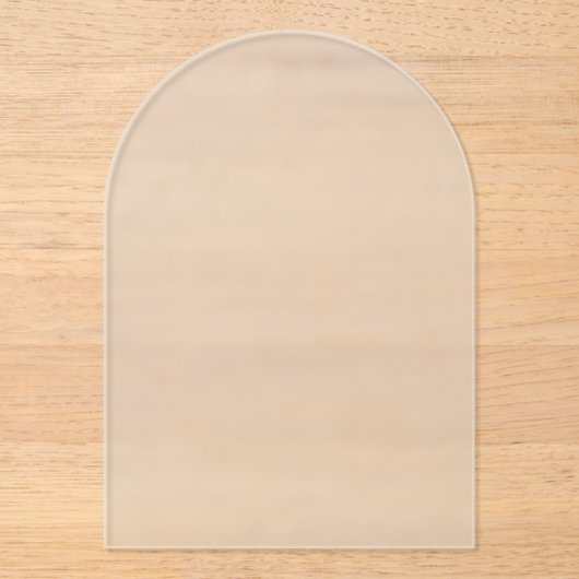 En Acrylique  Create Your Own wedding invitations (Recto)