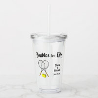 Dessous de verre Mariage de tennis de 