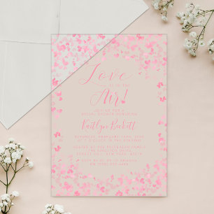En Acrylique Fêtez l'amour avec ces invitations de fiançailles
