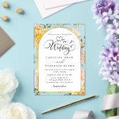 En Acrylique Floral Wedding Acrylic Invitations (Insitu (Mariage))