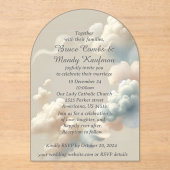 En Acrylique Invitations acryliques Bliss Éthérées (Recto)