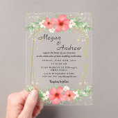 En Acrylique Invitations acryliques mariages (In situ (ordinateur de poche))