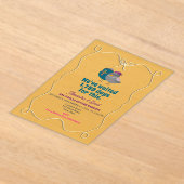 En Acrylique Invitations Acryliques Mariages amusantes (Poser)