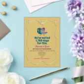 En Acrylique Invitations Acryliques Mariages amusantes (Insitu (Mariage))