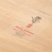 En Acrylique Invitations Acryliques Mariages gothiques (Poser)
