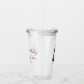 En Acrylique Red Wine Bottle Raisins Verre Dégustation Charité  (Droite)