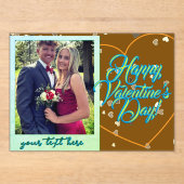 En Acrylique Valentine's Day  Acrylic Invitations (Recto)