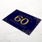 En Aluminium 60e anniversaire Foil Invitation (Rotation)