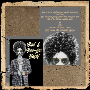 En Aluminium Bad & Boo-jee Bride Foil Invitation