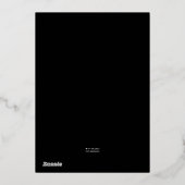 En Aluminium Batman - Gotham City | Invitation d'anniversaire (Verso)