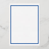 En Aluminium Bordure classique Foil Invitation (Verso)