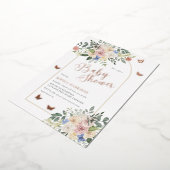 En Aluminium Bouquet de papillon floral Arch Invitation (Rotation)