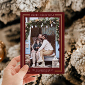 En Aluminium Carte de vœux classique de Noël