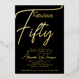 En Aluminium Cinquante ans et Fantastique Invitation 50e Annive