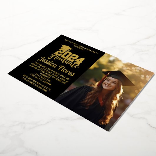 EN ALUMINIUM CLASSE DE 2024 INVITATION FOIL (Rotation)