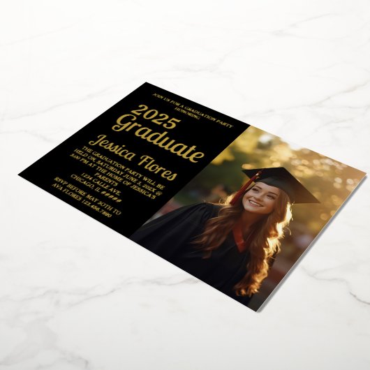 EN ALUMINIUM CLASSE DE 2025 INVITATION FOIL (Rotation)