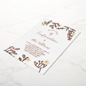 En Aluminium Confirmation Foil Invitation (Rotation)