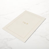 En Aluminium Editable Minimal QR Code Invitation with Gold Init (Rotation)