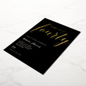 En Aluminium Fabulous Fourty BIrthday Foil Invitation (Rotation)