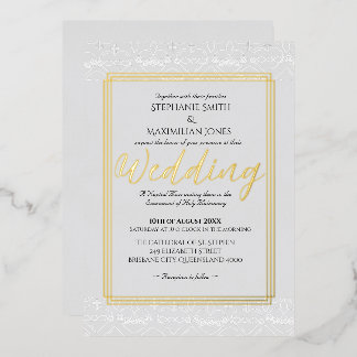 En Aluminium Faire invitation de mariage catholique