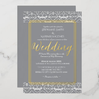 En Aluminium Faire invitation de mariage catholique