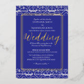 En Aluminium Faire invitation de mariage catholique (Recto)
