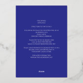 En Aluminium Faire invitation de mariage catholique (Verso)