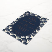 En Aluminium Faire invitation de mariage coquillage marine élég (Rotation)