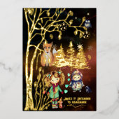 En Aluminium Faites de décembre un mois inoubliable Invitation  (Recto)