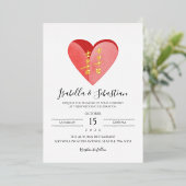 En Aluminium Foil Chinese Wedding Character Invitation (Debout devant)