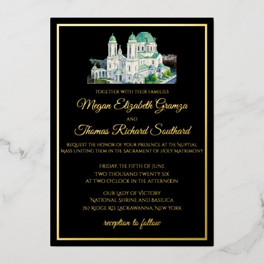 En Aluminium Foil Invitation (Recto)