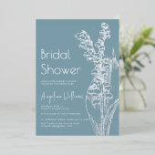 En Aluminium Foil Invitation Bride Douche. (Debout devant)