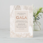 En Aluminium Gala de célébration Foil Invitation (Debout devant)