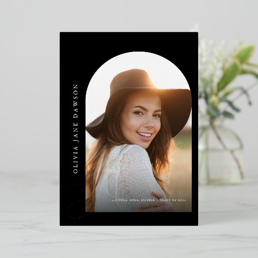 En Aluminium Gravure de l'or - Invitation de l'huile (Debout devant)