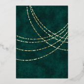 En Aluminium Holiday Open House Invitation (Verso)