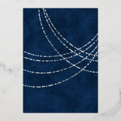 En Aluminium Holiday Open House Invitation (Verso)