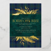 En Aluminium Holiday Open House Invitation (Recto)